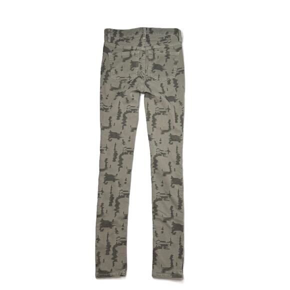 NEW Free People Long & Lean Jeans size 26 Camo Print Leggings/Jeggings Y2K - Picture 9 of 16